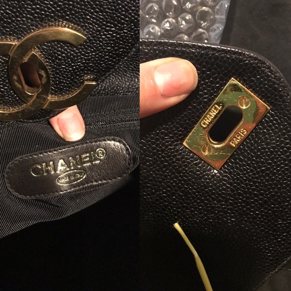 SOLD ❌ Authentic Chanel caviar supermodel tote - Picture 6 of 8